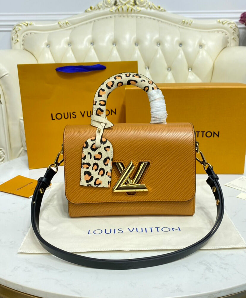 Louis Vuitton Twist MM M58568 Coffee