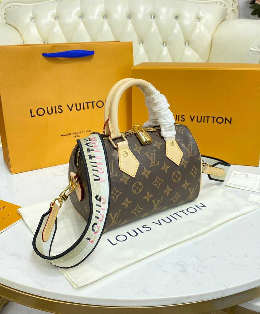 Louis Vuitton Speedy Bandouliere 20 M45948 M45957 Cream