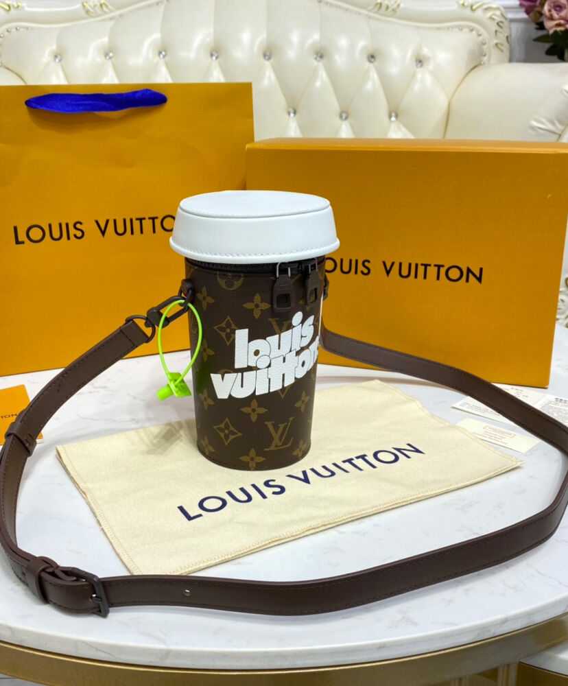 Louis Vuitton Coffee Cup Pouch M80812 Brown