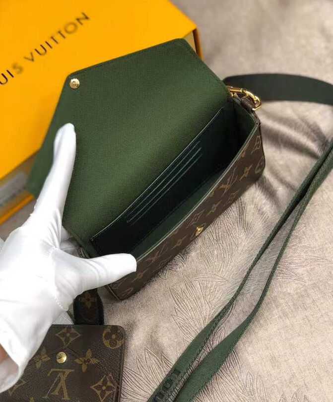 Louis Vuitton Felicie Strap & Go M80091 Green