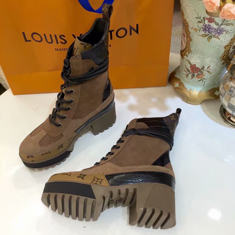 Louis Vuitton Outlet LAUREATE PLATFORM DESERT BOOT LVC918SY