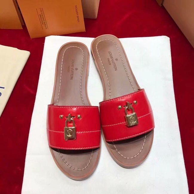 Louis Vuitton Outlet lady slippers LV884LD red