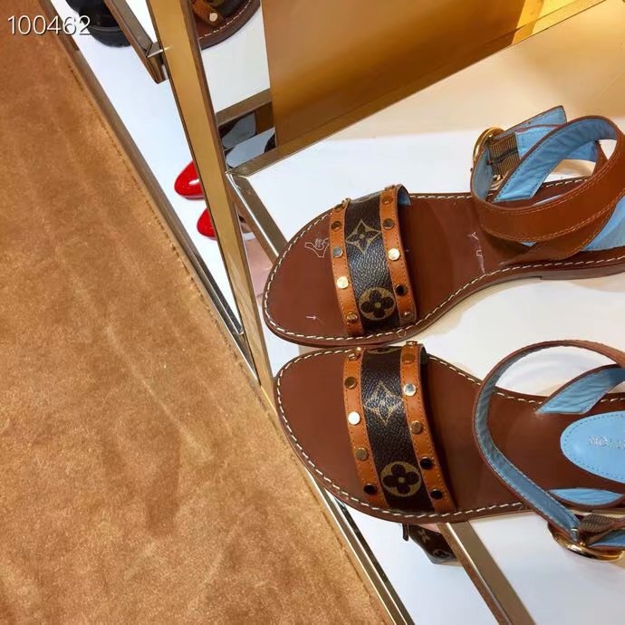 Louis Vuitton Outlet lady leather Sandals LV951SY-1