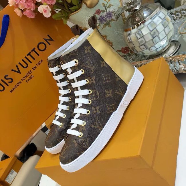 Louis Vuitton Outlet DIGITAL EXCLUSIVE HEART SNEAKER BOOT LV902SY yellow