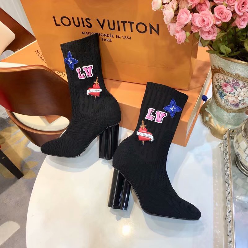 Louis Vuitton Outlet SILHOUETTE ANKLE BOOT LV923SY black