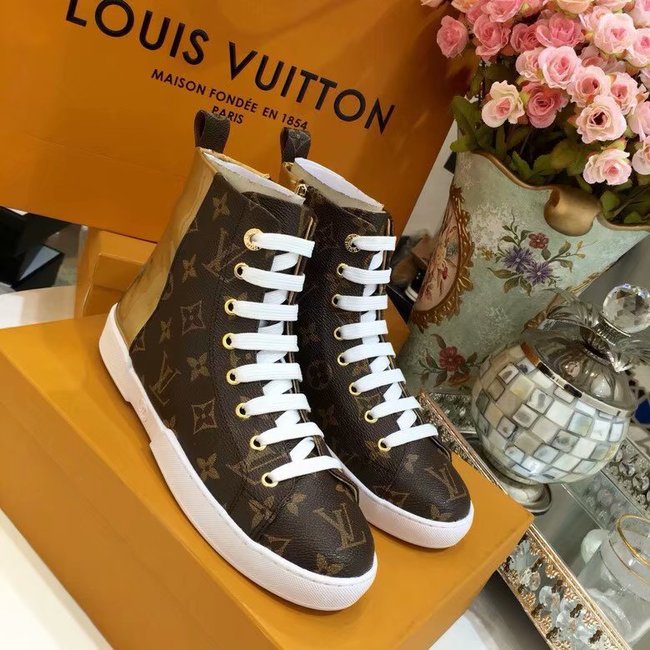 Louis Vuitton Outlet DIGITAL EXCLUSIVE HEART SNEAKER BOOT LV901SY black