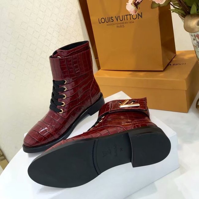 Louis Vuitton Outlet WONDERLAND FLAT RANGER LV908SY red