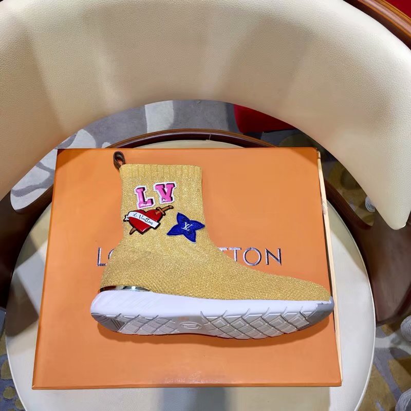 Louis Vuitton Outlet WONDERLAND FLAT RANGER LV922SY yellow