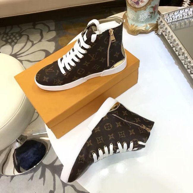 Louis Vuitton Outlet DIGITAL EXCLUSIVE HEART SNEAKER BOOT LV901SY brown