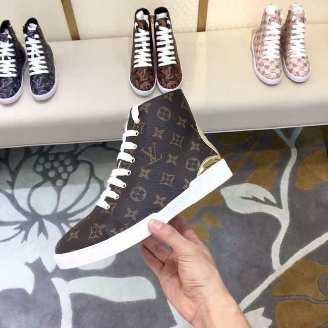 Louis Vuitton Outlet DIGITAL EXCLUSIVE HEART SNEAKER BOOT LV901SY brown