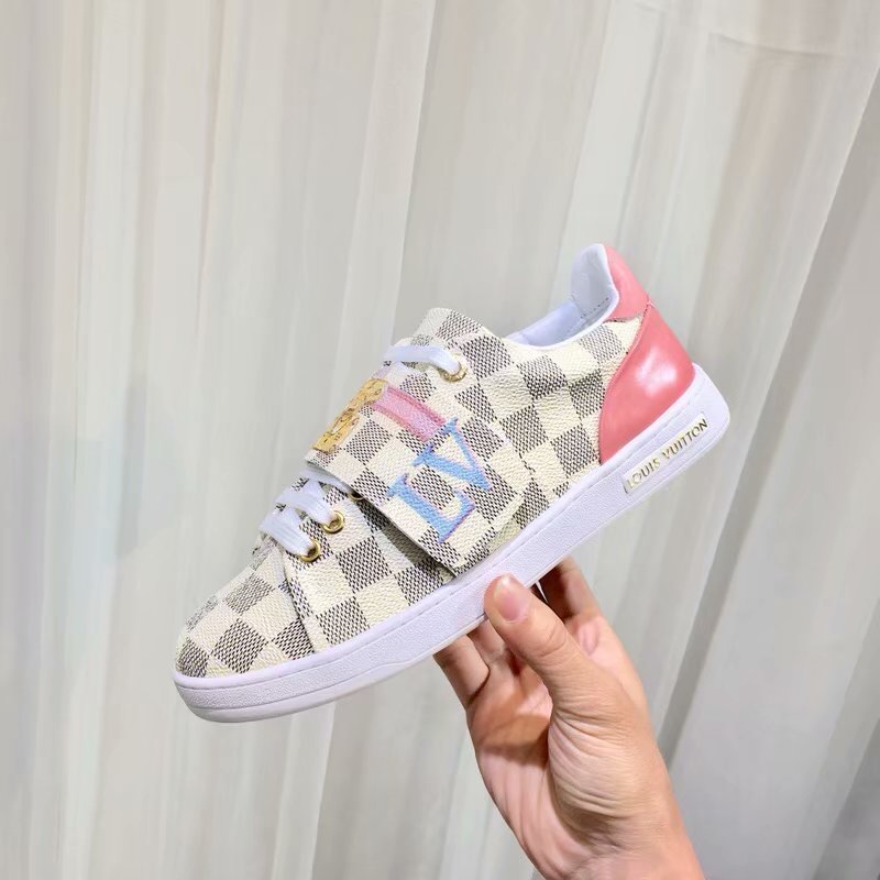 Louis Vuitton Outlet FRONTROW SNEAKER LV913SY Damier Azur canvas