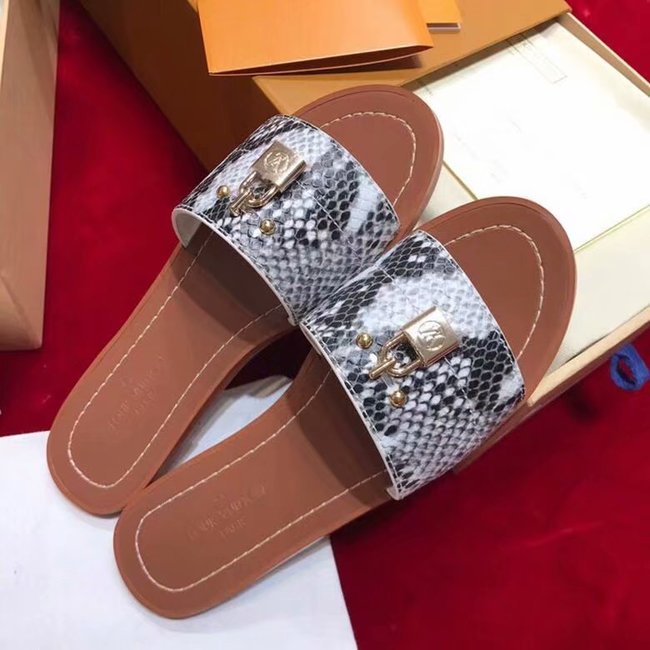 Louis Vuitton Outlet lady slippers LV884LD grey